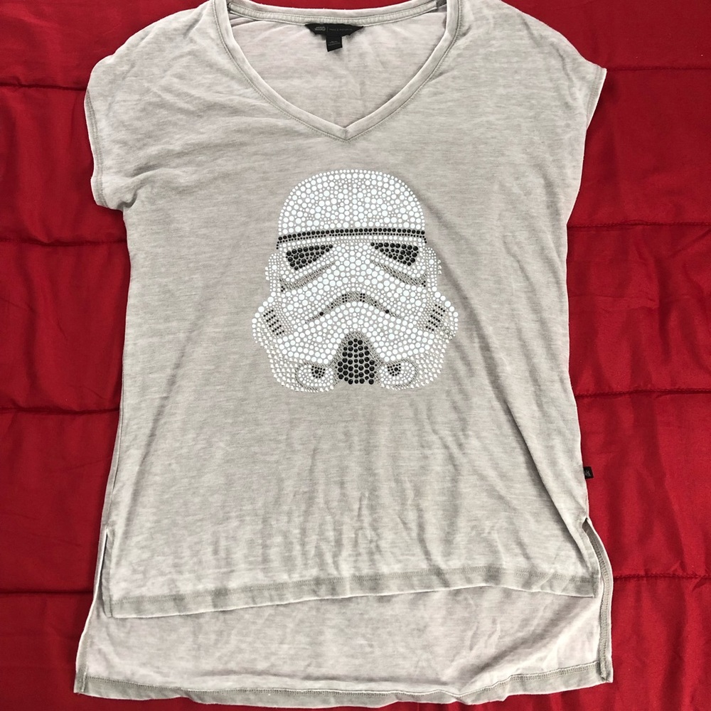 Storm trooper rock republic hi low tee Starwars